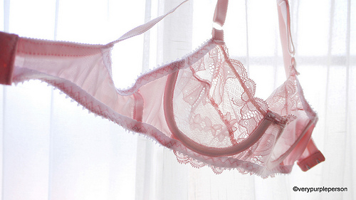 Pretty pink lingerie