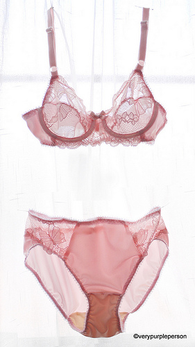 Pretty pink lingerie