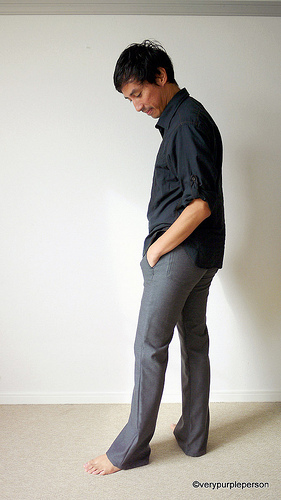 Grey pants