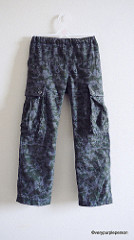 Cargo pants: recycled from adult pants