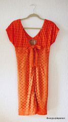 Orange dress (Vogue 8313)