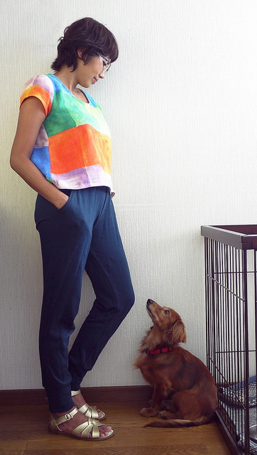 Scout tee and Anima pants