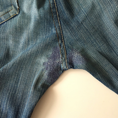 Mending jeans