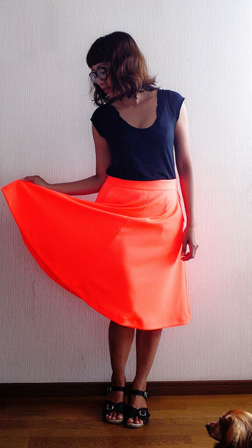 Neon skirt