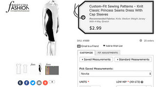 Bootstrap fashion order page