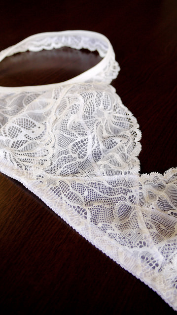 White soft bra set