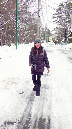 Snowy road